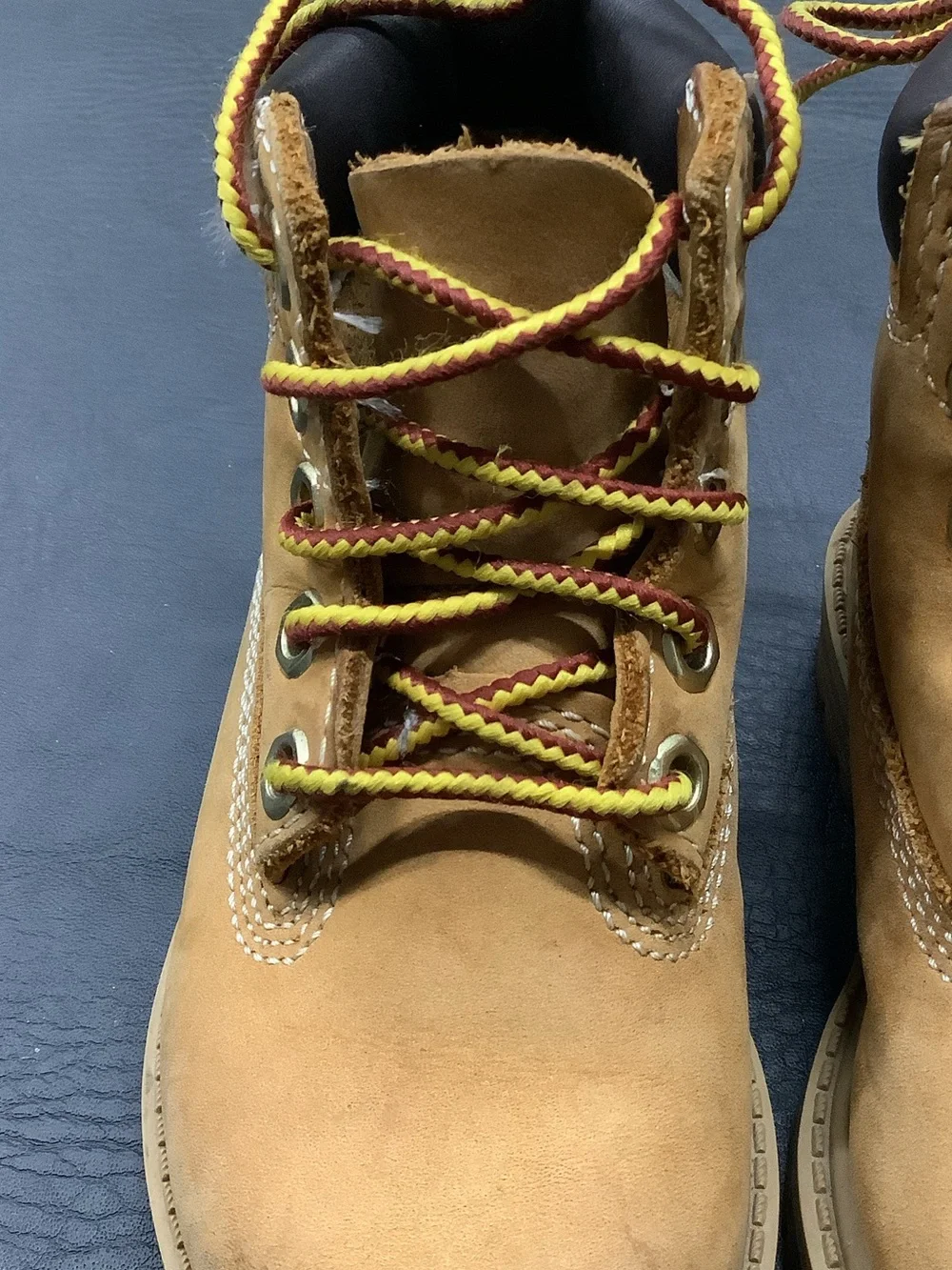 Timberland Kids Wheat/Tan Lace-Up Rugged Boots
